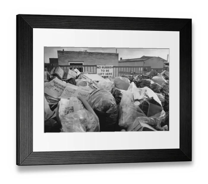 Framed Print : Refuse Depot Framed Print : Refuse Depot