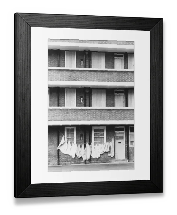Framed Print : Run Down Flats Framed Print : Run Down Flats