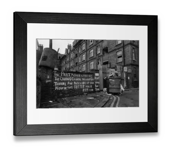 Framed Print : Council Slum Framed Print : Council Slum