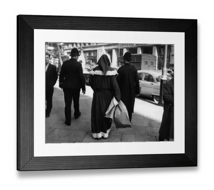 Framed Print : Santa And The Law Framed Print : Santa And The Law