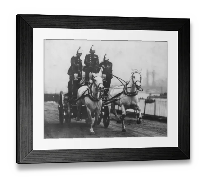Framed Print : Racing To The Blaze Framed Print : Racing To The Blaze