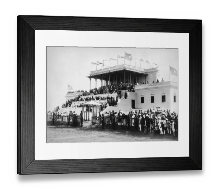 Framed Print : Grand Race Stand Framed Print : Grand Race Stand