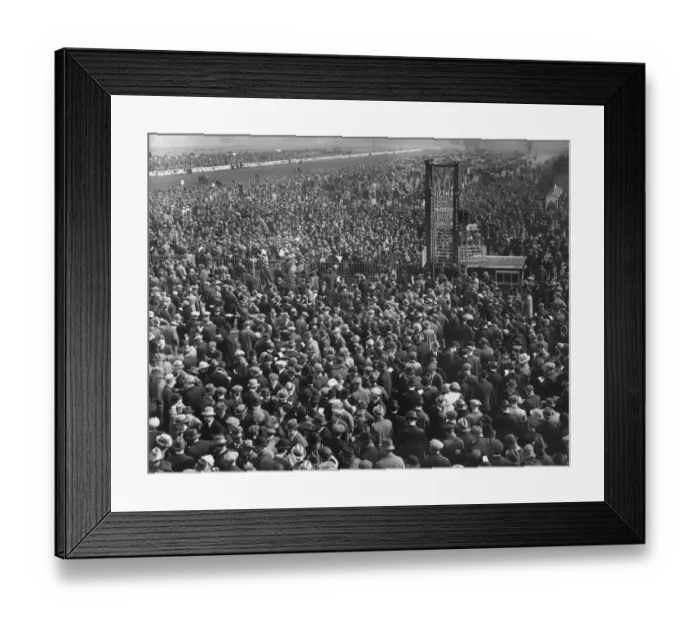 Framed Print : Race Crowd Framed Print : Race Crowd