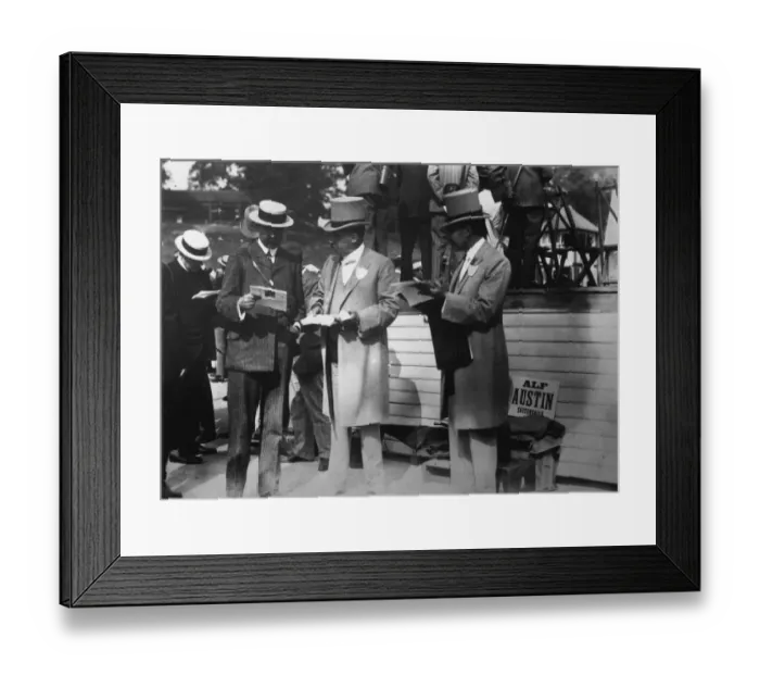 Framed Print : Bookmakers Framed Print : Bookmakers