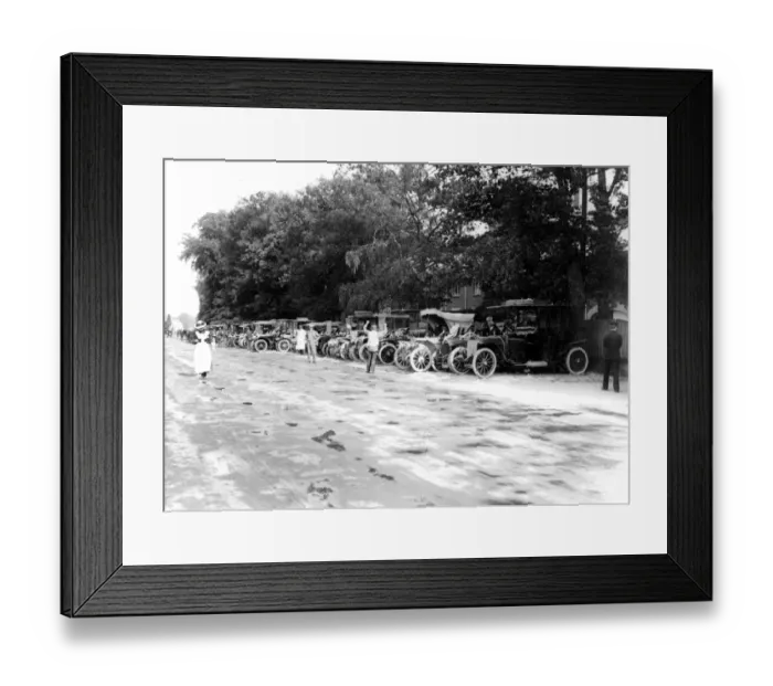 Framed Print : Ascot Car Park Framed Print : Ascot Car Park