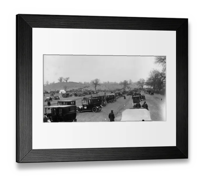 Framed Print : Motor Car Park Framed Print : Motor Car Park
