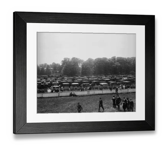 Framed Print : Spectators Cars Framed Print : Spectators Cars