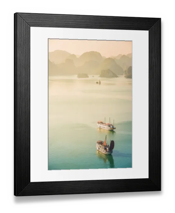 Framed Print : Ha long Bay Cruises Framed Print : Ha long Bay Cruises
