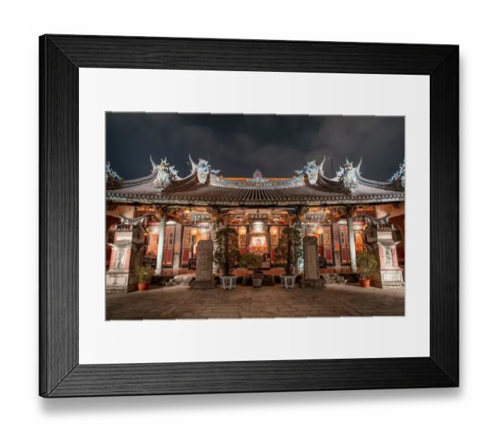 Framed Print : Dalongdong Baoan Temple Framed Print : Dalongdong Baoan Temple