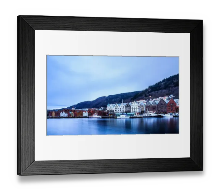 Framed Print : Bryggen the Wharf, Bergen Norway Framed Print : Bryggen the Wharf, Bergen Norway