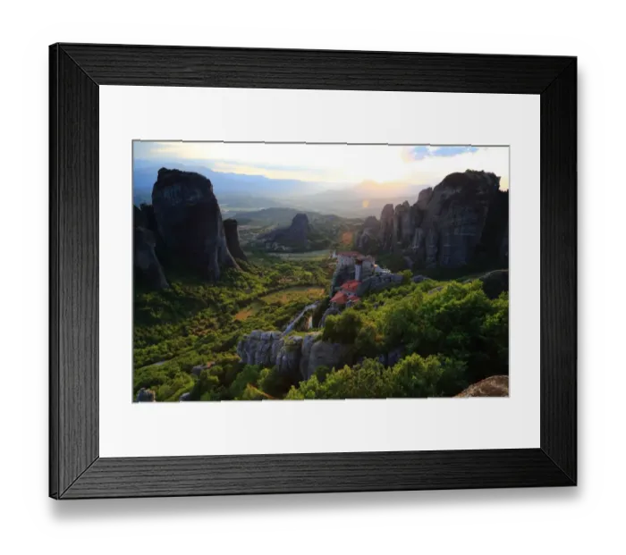 Framed Print : Monasteries of Meteora Framed Print : Monasteries of Meteora