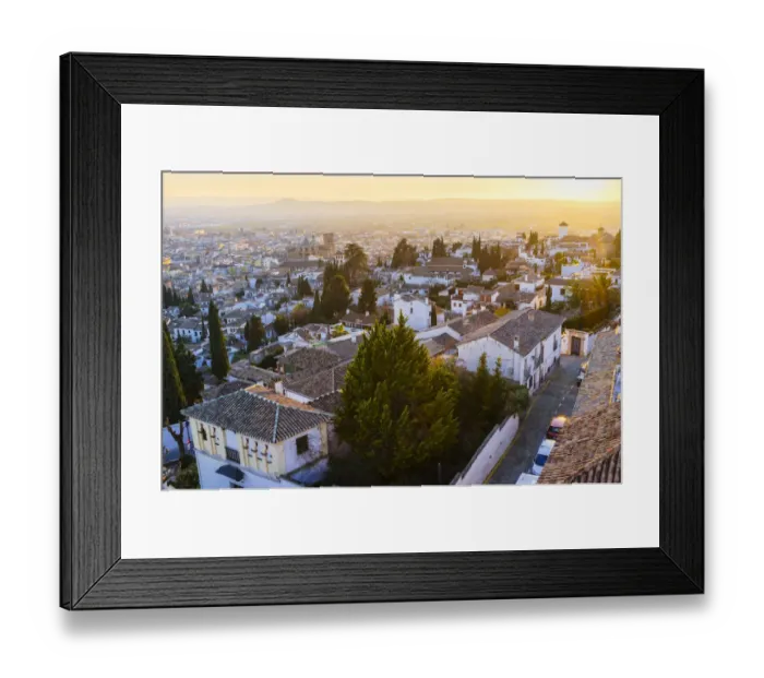 Framed Print : Granada Albaicin Sunset Framed Print : Granada Albaicin Sunset