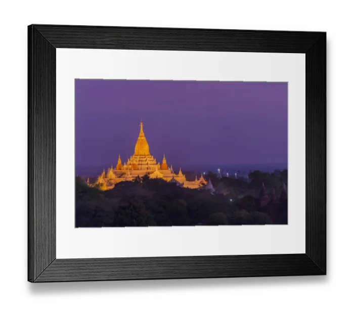Framed Print : Pagoda at Bagan in morning, Myanmar