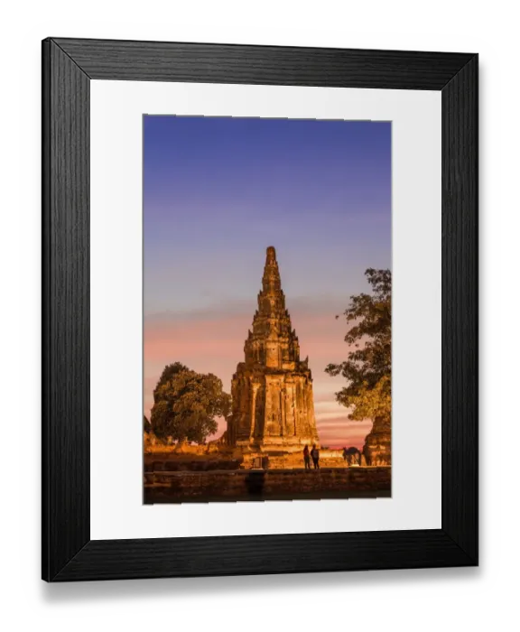 Framed Print : Suntat at Wat Chai Wattanaram Framed Print : Suntat at Wat Chai Wattanaram