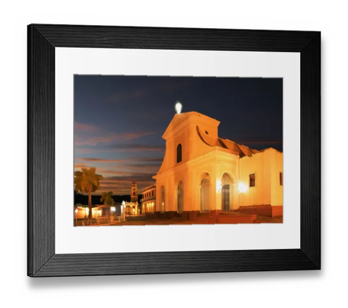 Framed Print : Trinidad de Cuba. Church of Holy Trinity