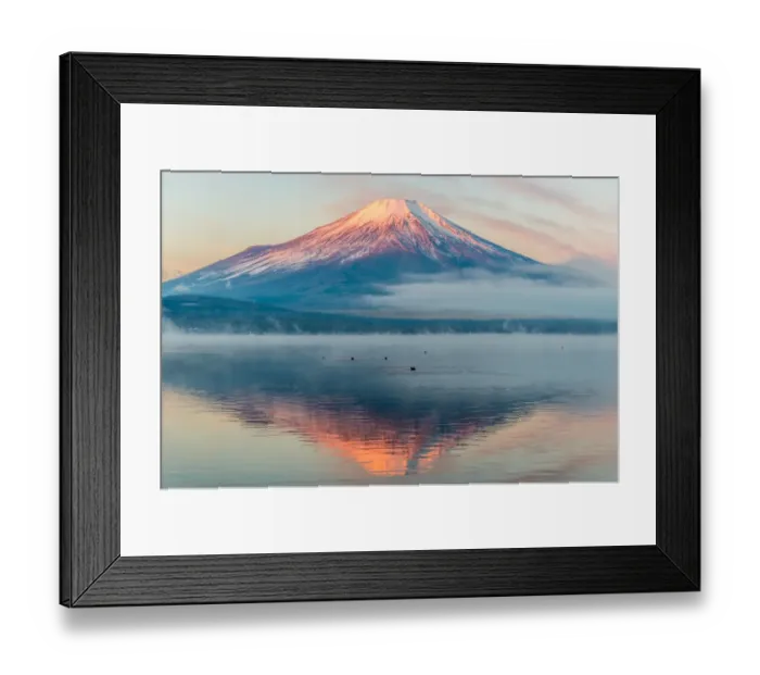 Framed Print : Winter Fuji