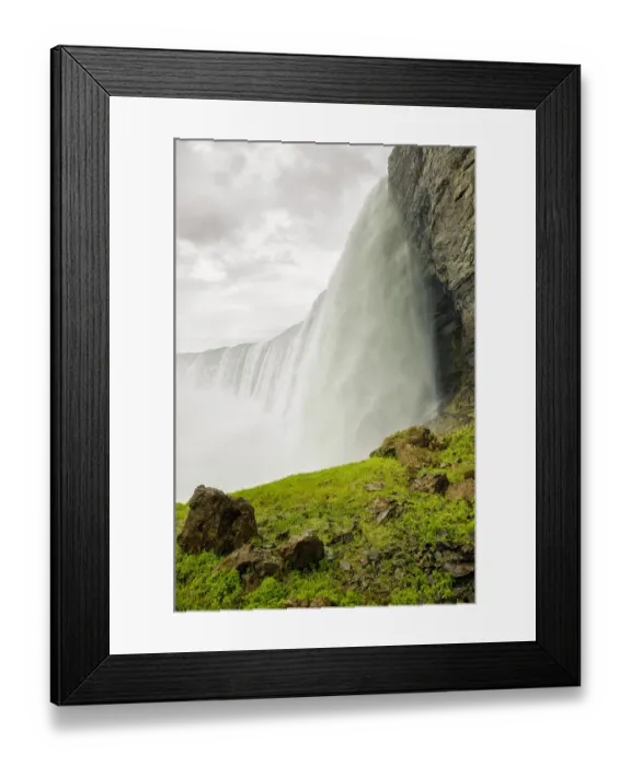Framed Print : Niagara falls from below, Ontario, Canada Framed Print : Niagara falls from below, Ontario, Canada