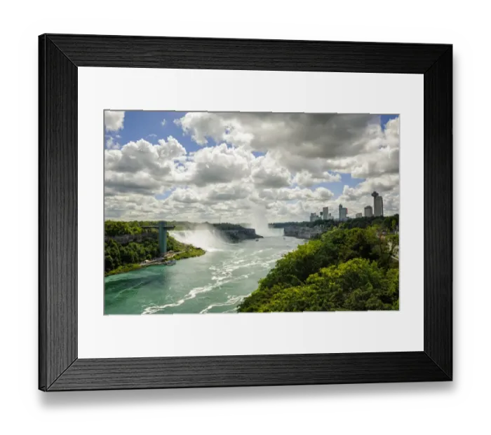 Framed Print : A general view of Niagara Falls area Framed Print : A general view of Niagara Falls area