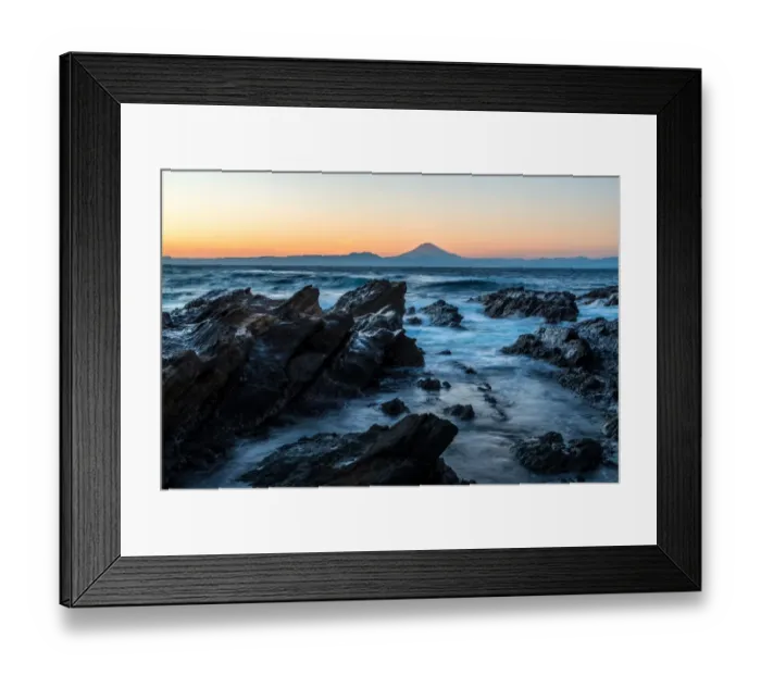 Framed Print : Mt. Fuji in Miura coastline Framed Print : Mt. Fuji in Miura coastline