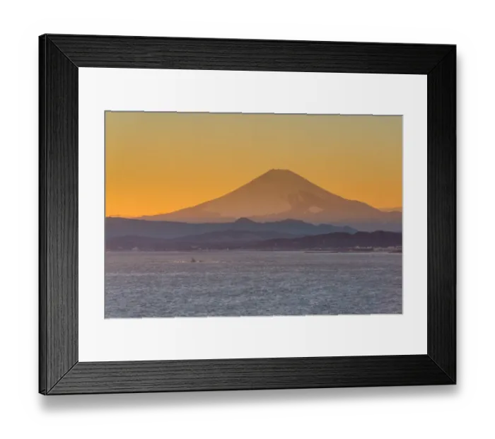 Framed Print : Dusk of Mt. Fuji Framed Print : Dusk of Mt. Fuji