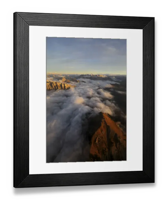 Framed Print : Sunset on Sella Group Trentino Alto Adige Italy Framed Print : Sunset on Sella Group Trentino Alto Adige Italy