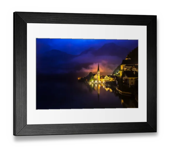 Framed Print : Early Dawn at Hallstatt Framed Print : Early Dawn at Hallstatt