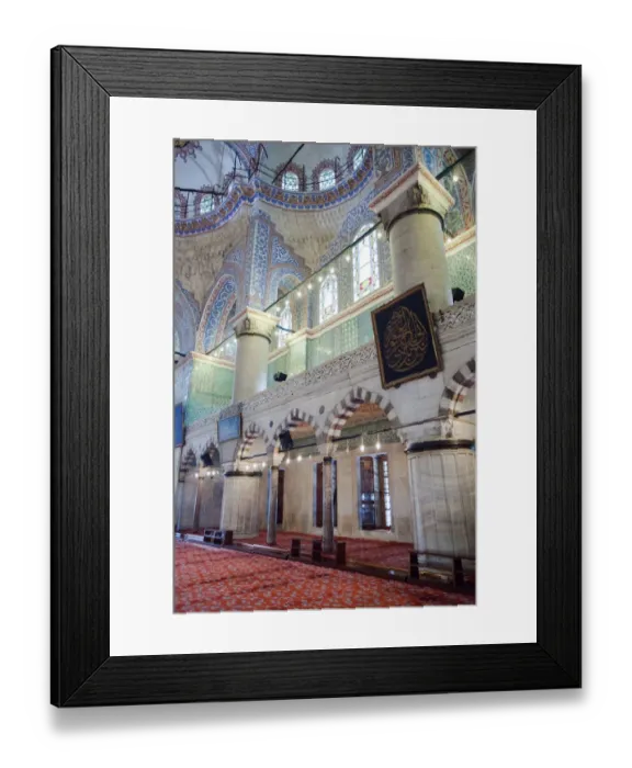 Framed Print : Blue Mosque Interior Framed Print : Blue Mosque Interior