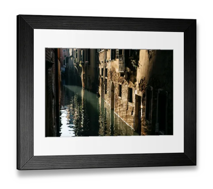 Framed Print : Morning view on canal in Venice, Italy Framed Print : Morning view on canal in Venice, Italy