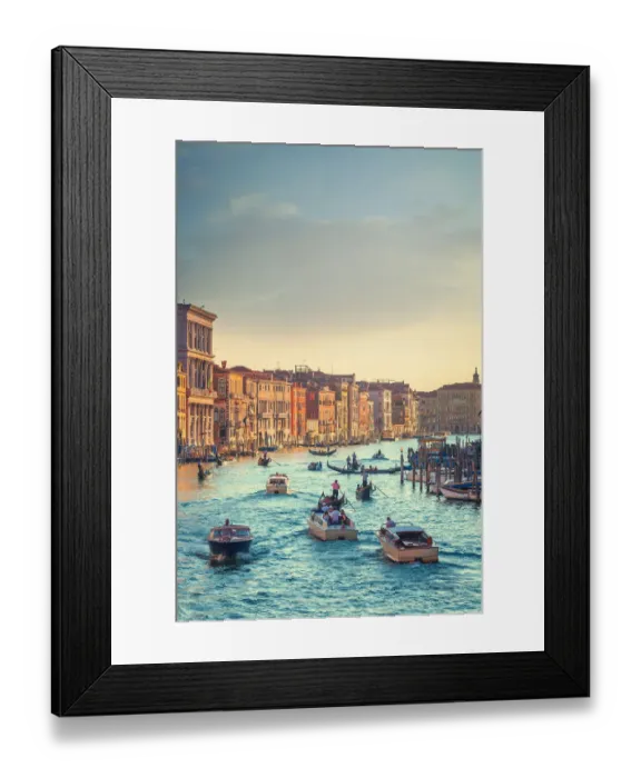 Framed Print : The Grand Canal in Venice Framed Print : The Grand Canal in Venice