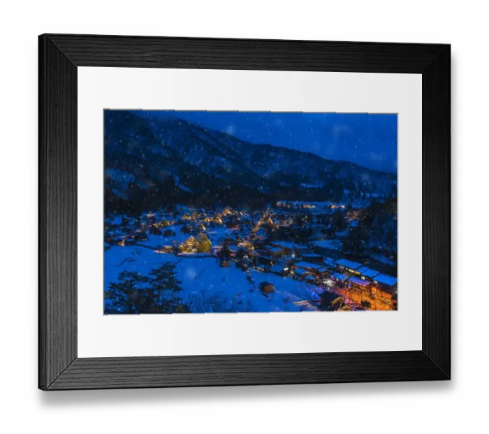 Framed Print : Shirakawago Village
