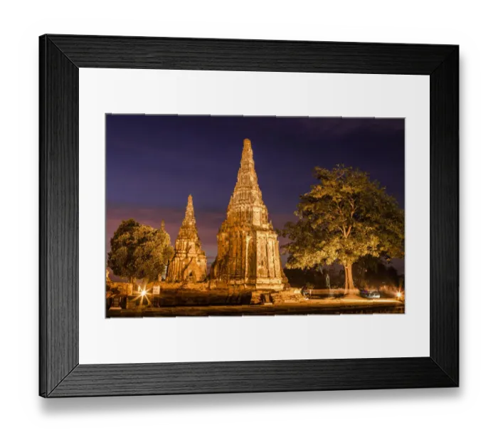 Framed Print : Suntat at Wat Chai Wattanaram