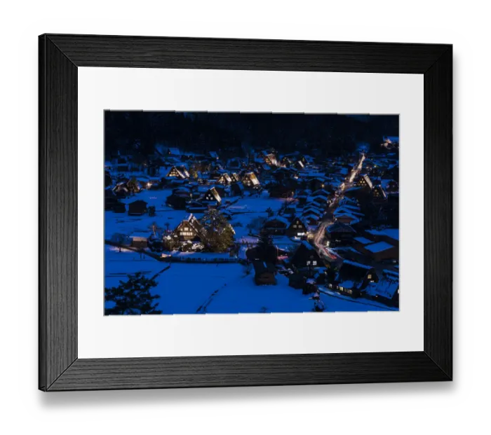 Framed Print : Shirakawago Village Framed Print : Shirakawago Village