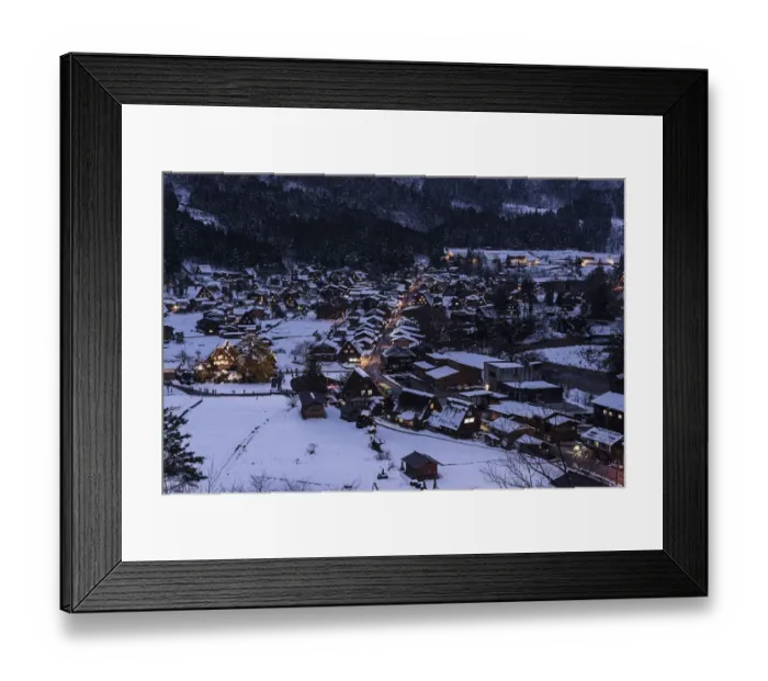 Framed Print : Shirakawago Village Framed Print : Shirakawago Village
