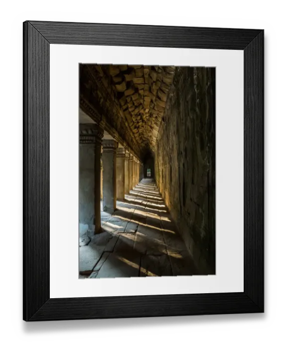 Framed Print : Ta Phrom temple in Angkor, Cambodia Framed Print : Ta Phrom temple in Angkor, Cambodia