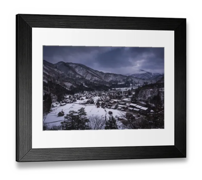 Framed Print : Shirakawago Village Framed Print : Shirakawago Village