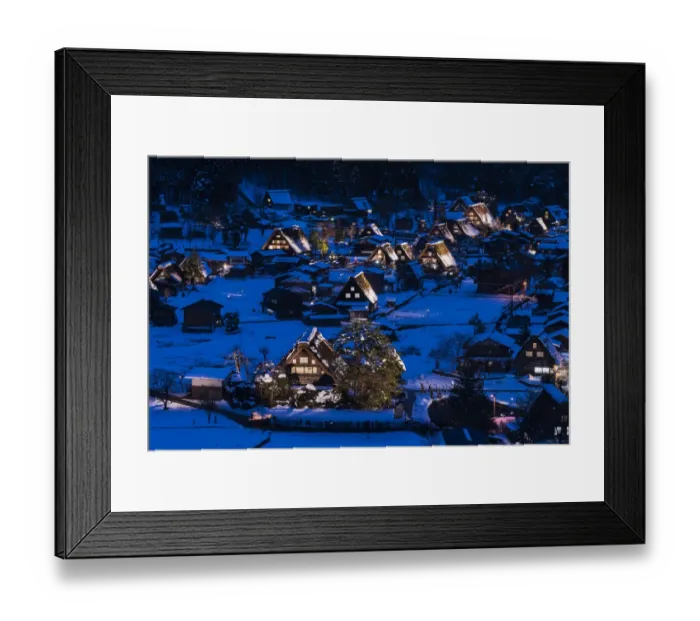Framed Print : Shirakawago Village Framed Print : Shirakawago Village