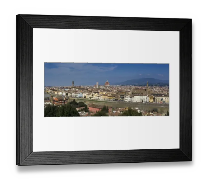 Framed Print : Panoramic view of the Old Town of Florence, Tuscany, Italy Framed Print : Panoramic view of the Old Town of Florence, Tuscany, Italy