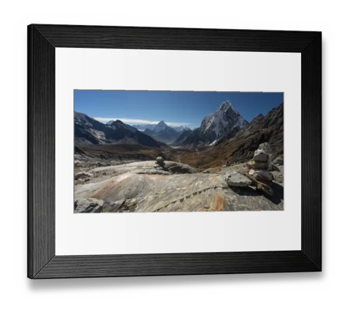 Framed Print : Mountains landscape from Chola pass Framed Print : Mountains landscape from Chola pass