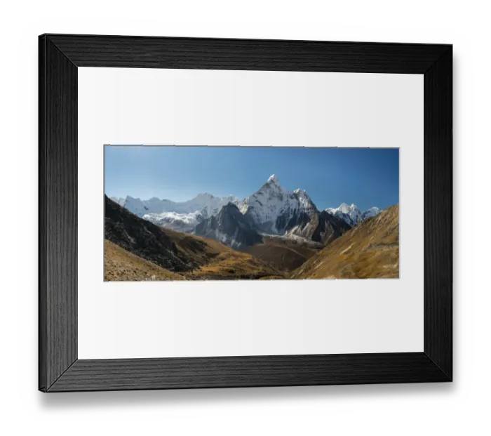 Framed Print : Ama Dablam mountain peak from Kongma la pass Framed Print : Ama Dablam mountain peak from Kongma la pass
