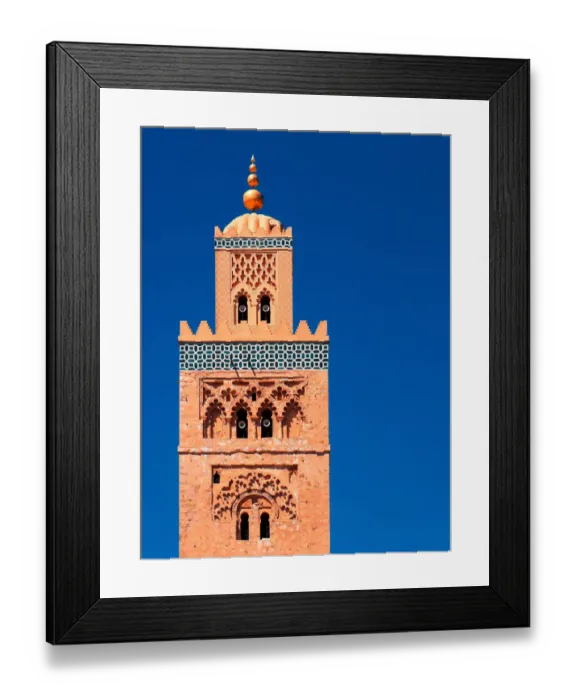 Framed Print : Marrakech, Koutoubia mosque Framed Print : Marrakech, Koutoubia mosque