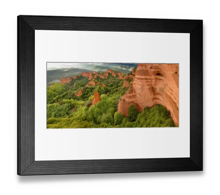 Framed Print : Las MA dulas ancient roman mines, LeAon (Spain) Framed Print : Las MA dulas ancient roman mines, LeAon (Spain)
