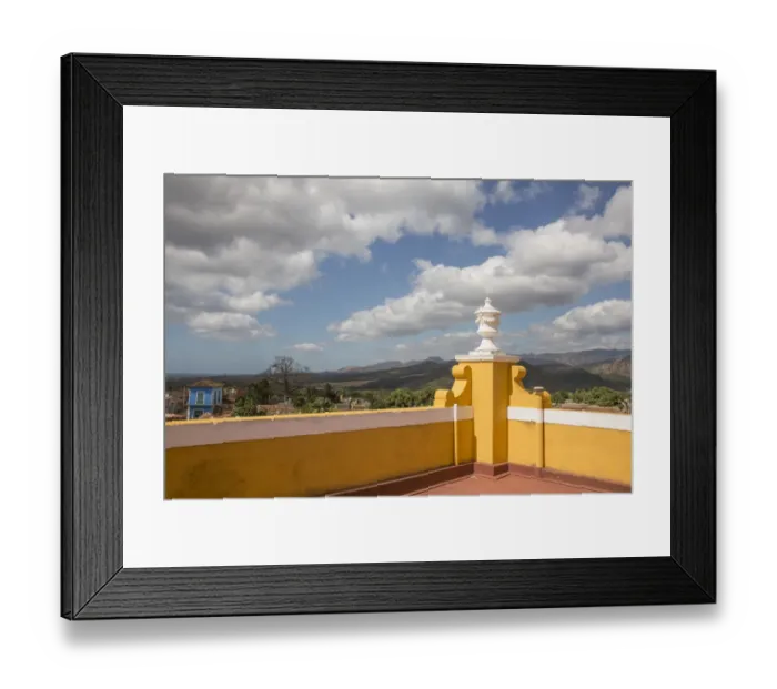 Framed Print : view from roof in Trinidad, Cuba Framed Print : view from roof in Trinidad, Cuba