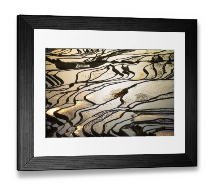 Framed Print : Yuanyang rice terrace, Yunnan, China Framed Print : Yuanyang rice terrace, Yunnan, China