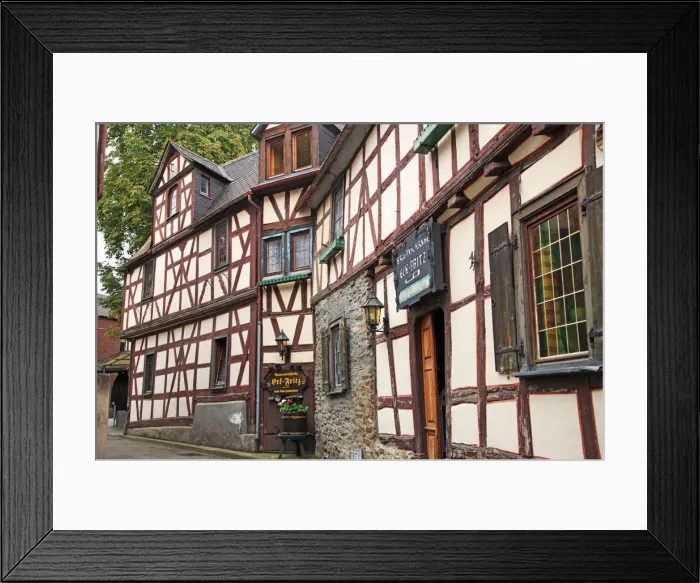 Framed Print : Germany, Rhine Valley, Braubach Framed Print : Germany, Rhine Valley, Braubach