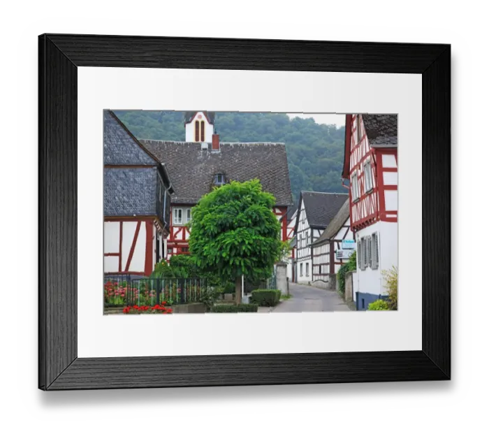 Framed Print : Germany, Rhine Valley, Osterspai Framed Print : Germany, Rhine Valley, Osterspai