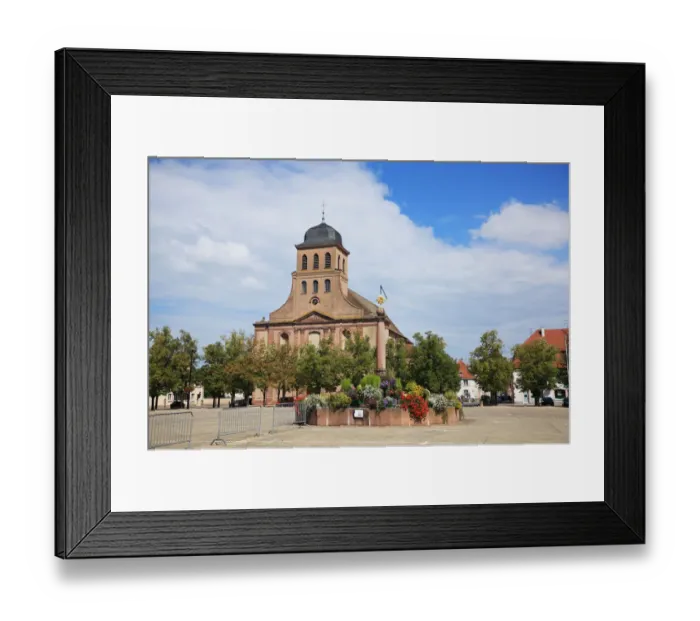 Framed Print : France Alsace, Neuf-Brisach Framed Print : France Alsace, Neuf-Brisach