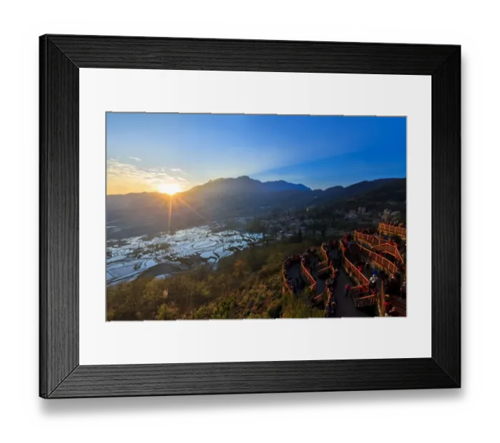 Framed Print : Yuanyang rice terrace, Yunnan, China Framed Print : Yuanyang rice terrace, Yunnan, China