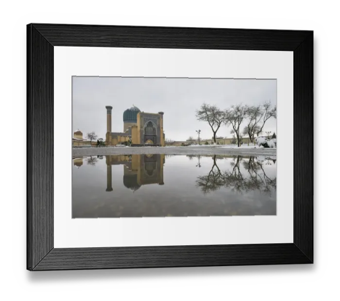 Framed Print : Uzbekistan, Samarkand, Gur Amir mausoleum Framed Print : Uzbekistan, Samarkand, Gur Amir mausoleum