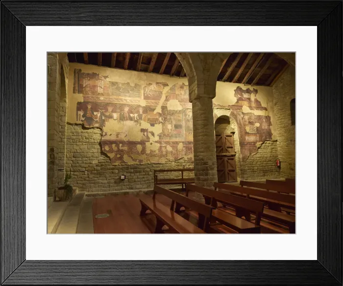 Framed Print : Frescoes in the church of Santa Maria de Taull Framed Print : Frescoes in the church of Santa Maria de Taull