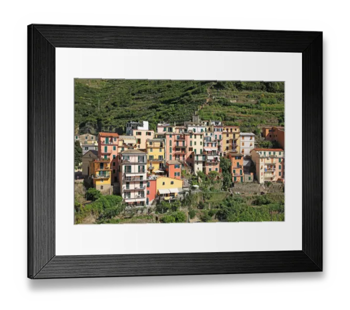 Framed Print : Italy, Cinque Terre, Manarola Framed Print : Italy, Cinque Terre, Manarola